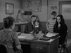 Poster for The Addams Family Goes to School