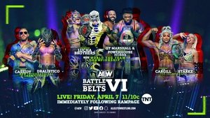 Poster for Battle of the Belts VI - April 7, 2023