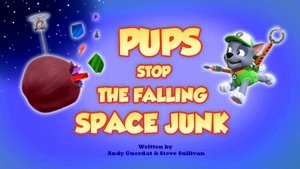 Poster for Pups Stop the Falling Space Junk