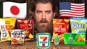 Poster for Japanese vs. American 7-Eleven (Taste Test)