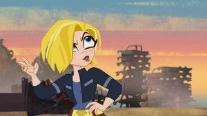 Poster for #SuperWonderBatBeeZeeLanterMobile