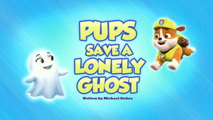 Poster for Pups Save a Lonely Ghost