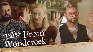 Poster for Talks from Woodcreek: Monty, Kelly, & Deb chat about Chapter 1!