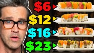 Poster for Frozen vs. Fast vs. Fancy Food Taste Test (Sushi)