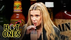 Poster for Millie Bobby Brown Needs a Milkshake While Eating Spicy Wings