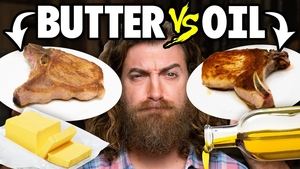 Poster for Cooked With Butter vs. Oil Taste Test