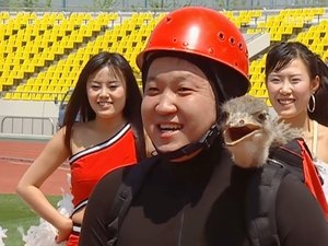 Poster for Reckless Challenge Best Moments + Unaired Race with Ostrich Challenge Scene