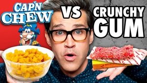 Poster for Chewy Crunchy Food vs. Crunchy Chewy Food Taste Test