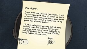 Poster for Creepy Letters from Lil Gideon - Dipper Tickle