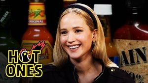 Poster for Jennifer Lawrence Sobs in Pain While Eating Spicy Wings
