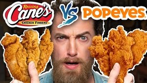 Poster for Raising Cane's vs. Popeyes Taste Test | FOOD FEUDS