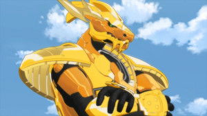 Poster for Ancient Golden Bakugan Garillion