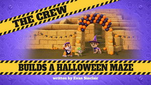 Poster for The Crew Builds a Halloween Maze