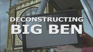 Poster for Deconstructing Big Ben
