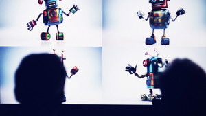 Poster for AI, Animation and Art