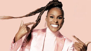 Poster for Issa Rae with Justin Bieber