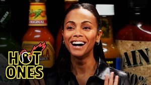 Poster for Zoe Saldaña Gets Scorched by Spicy Wings