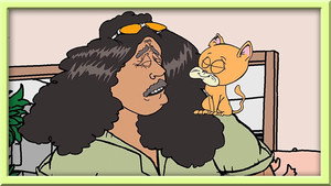 Poster for Whiskered Demon Cat Attack (MonTee-Pain 420 Autotune Remix)