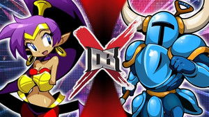 Poster for Shantae VS Shovel Knight Poster for Shantae VS Shovel Knight