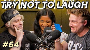 Poster for Try Not To Laugh: The Podcast w/ Damien & Arasha