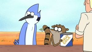 Poster for Mordecai and Rigby Down Under