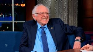 Poster for 3/5/24 (Sen. Bernie Sanders, Bleachers)
