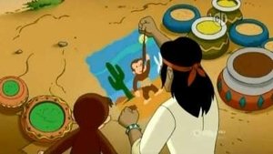 Poster for Curious George Paints the Desert