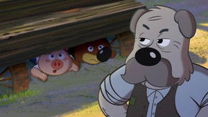 Poster for Mini Wolf Gets a Fright