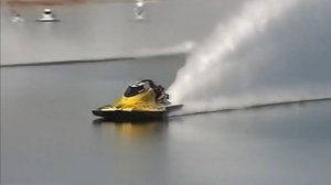Poster for A speedboat shatters at full throttle