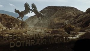 Poster for Recreating the Dothraki world