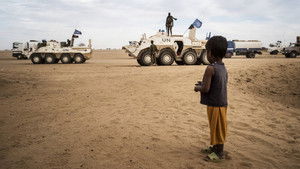 Poster for Massacre in Myanmar/The Blue Helmets