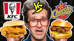 Poster for KFC vs. Church's Chicken Taste Test | FOOD FEUDS Poster for KFC vs. Church's Chicken Taste Test | FOOD FEUDS