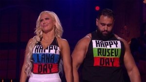 Poster for Mark Cuban vs. Rusev & Lana & The New Day vs. SWV