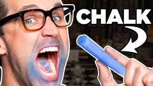 Poster for We Try Chalk Eating ASMR (Expectation vs. Reality)
