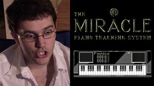 Poster for Miracle Piano (NES) Lost Angry Nintendo Nerd episode from 2006