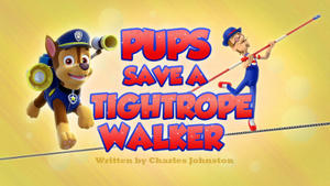 Poster for Pups Save a Tightrope Walker