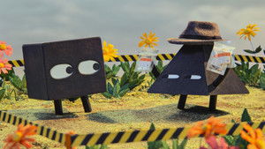 Poster for Square's Missing Mug / Triangle Stands Still Poster for Square's Missing Mug / Triangle Stands Still