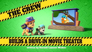 Poster for The Crew Builds a Drive-In Movie Theater