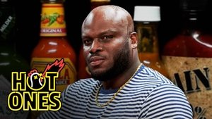 Poster for Derrick Lewis Is Not Okay While Eating Spicy Wings