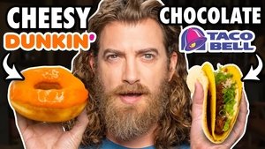 Poster for Cheesy Chocolate Food vs. Chocolate Cheesy Food Taste Test