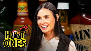Poster for Demi Moore Celebrates Her Birthday While Eating Spicy Wings