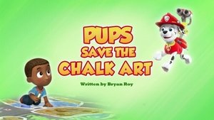Poster for Pups Saves the Chalk Art