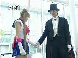 Poster for Shockingly, Tuxedo Mask is Chiba Mamoru...