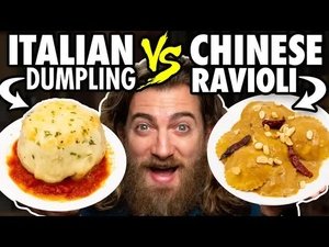 Poster for Chinese Italian Food vs. Italian Chinese Food Taste Test