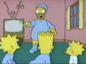 Poster for Simpsons Christmas