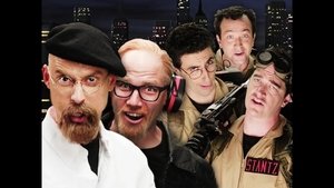 Poster for Ghostbusters vs. Mythbusters