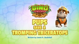 Poster for Dino Rescue: Pups Save a Tromping Triceratops