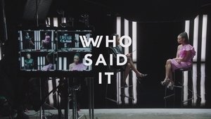 Poster for Who said it? With Thandiwe Newton and Tessa Thompson