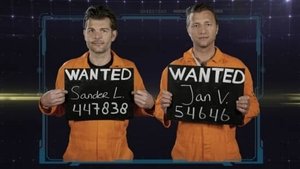 Poster for Sander Lantinga & Jan Versteegh on the run