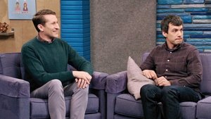 Poster for Nathan Fielder Wears a Blue and Grey Flannel and Jeans